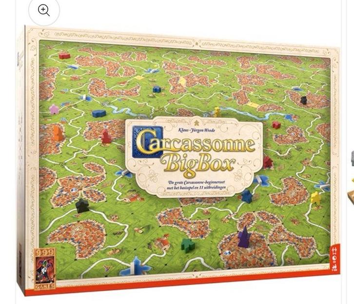 Carcassonne Big Box 3 + 11 Uitbreidingen - Nieuw!, Hobby en Vrije tijd, Gezelschapsspellen | Overige, Nieuw, Een of twee spelers