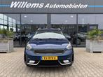 Kia Niro 1.6 GDi Hybrid DynamicLine App-Connect, Cruise Cont, Met garantie (alle), Blauw, Leder en Stof, Origineel Nederlands
