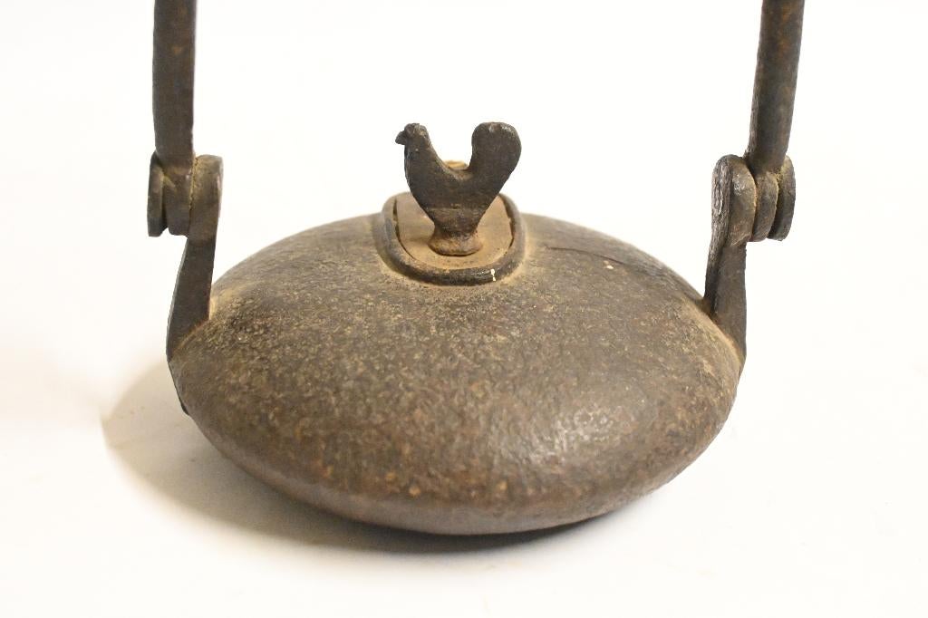 olielamp mijnen haantje olie lamp mijnwerker, Antiek en Kunst, Antiek | Gereedschap en Instrumenten, Ophalen of Verzenden