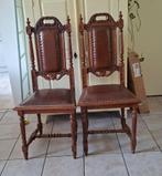 2 antieke houten stoelen, Antiek en Kunst, Antiek | Meubels | Stoelen en Banken, Ophalen