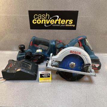 Bosch Set | Handcirkelcaag + Schaafmachine + 2 accu | 360752 beschikbaar voor biedingen