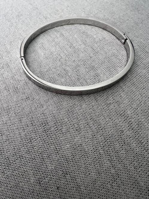 Cartier Style Armband – Zilver | Maat 17, Sieraden, Tassen en Uiterlijk, Armbanden, Zo goed als nieuw, Zilver, Ophalen