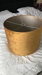 Goudkleurige lampenkap, Huis en Inrichting, Ophalen, Overige kleuren, 25 tot 50 cm, Rond