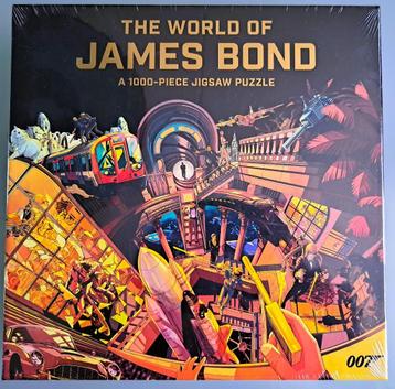 Nieuw: Puzzel 1000 stukjes The world of James Bond 007  beschikbaar voor biedingen