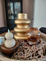 Nieuwe grote gouden countryfield vaas, Ophalen of Verzenden, Nieuw