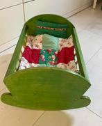 Houten wiegje voor pop of knuffel, Kinderen en Baby's, Speelgoed | Poppen, Ophalen, Zo goed als nieuw, Overige typen