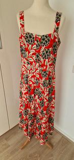 Rode midi-zomerjurk Zilch met print maat S, Ophalen of Verzenden, Zo goed als nieuw, Maat 36 (S), Zilch