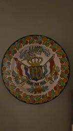 Jubileumbord koningin Wilhelmina, Antiek en Kunst, Antiek | Wandborden en Tegels, Ophalen of Verzenden