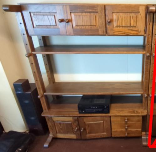 kaaskast / boekenkast / wandmeubel / tv kast, Huis en Inrichting, Kasten | Boekenkasten, 25 tot 50 cm, Eikenhout, Ophalen
