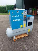 Schroefcompressor merk mark, 100 liter of meer, Ophalen, Zo goed als nieuw, 6 tot 10 bar