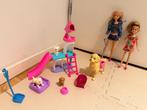 Barbie met huisdieren en speeltuin, Ophalen of Verzenden, Gebruikt, Barbie