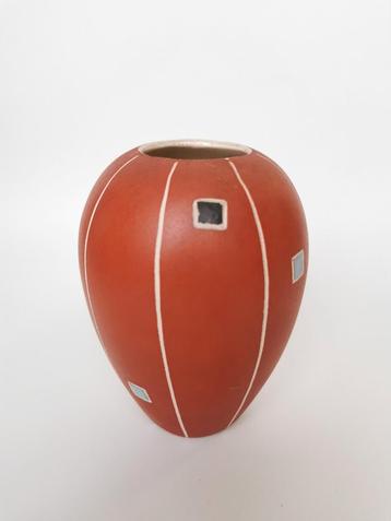 L ancora de Kroon retro vintage blokjes vaas origineel etike beschikbaar voor biedingen