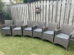 6 nette tuinstoelen, Tuin en Terras, Tuinstoelen, Ophalen, Zo goed als nieuw, Kunststof