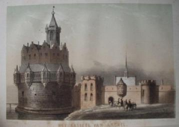 17  Arckel / Arkel het Kasteel  Litho beschikbaar voor biedingen