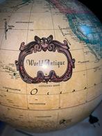 World Antique wereldbol met licht, Verzenden, Verlicht, Zo goed als nieuw