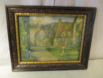 Mooie Antieke Houten Fotolijst - 41x33 / 34x26 beschikbaar voor biedingen