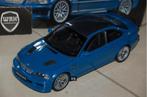 1:18 BMW M3 E46 GTR blue Kyosho diecast in box WRH, Verzenden, Zo goed als nieuw, Auto, Kyosho