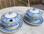 Set van twee engelse Cauldon, Minton terrines, Antiek en Kunst, Ophalen of Verzenden