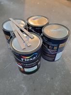 Flexa Sandy Beach 4 x 5 liter, niet geopend, Doe-het-zelf en Verbouw, Ophalen, Beige, Nieuw, Verf