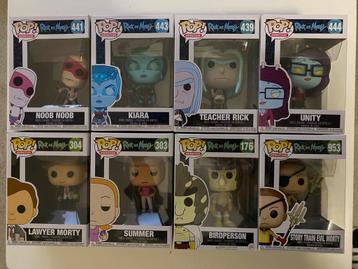 Funko pop uit de animatie serie Rick & Morty NIEUW! €6,50 ps beschikbaar voor biedingen