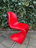 Rode Design Stoel - Vitra Panton Stijl, Ophalen of Verzenden, Gebruikt, 50 tot 75 cm
