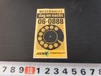sticker ANWB wegenwacht dag en nacht 06-0888 *, Ophalen, Zo goed als nieuw