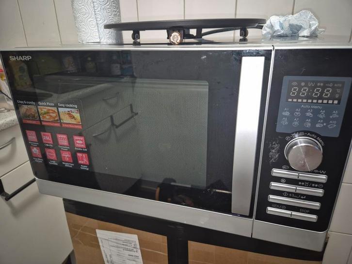 Sharp combi oven, Witgoed en Apparatuur, Ovens, Zo goed als nieuw, Oven, Minder dan 45 cm, Ophalen