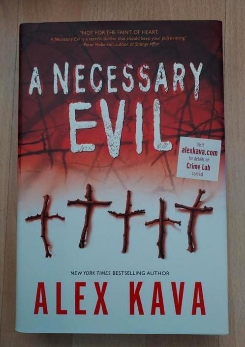 AlexKava, A Neccessary evil, een noodzakelijk kwaad., Boeken, Thrillers, Nieuw, Amerika, Ophalen of Verzenden
