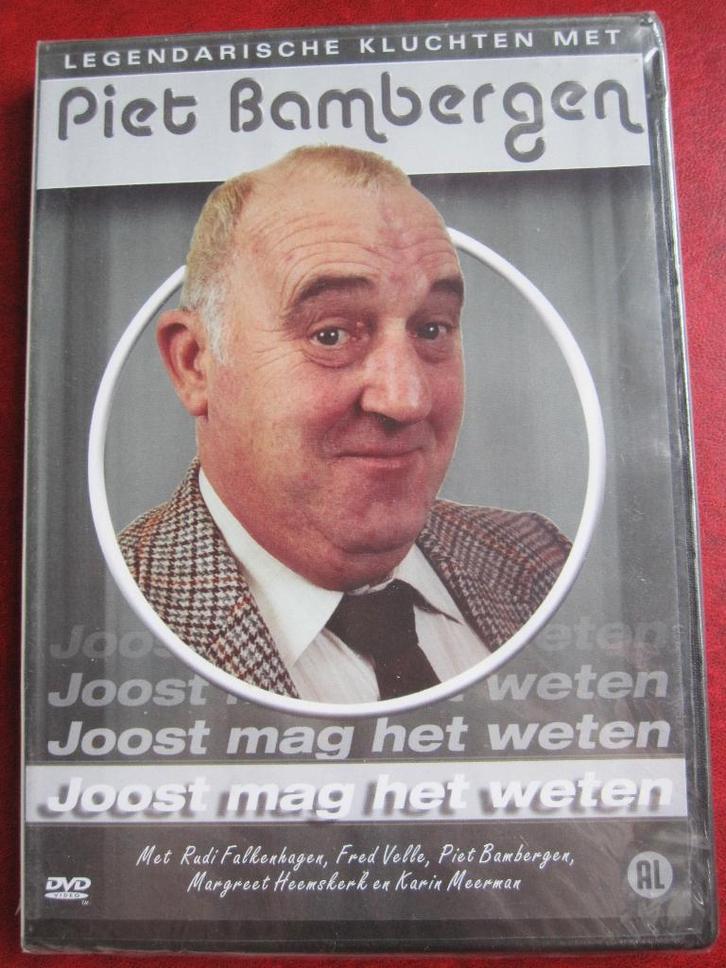 Piet Bambergen - Joost mag het weten (nieuw in de verpakking, Cd's en Dvd's, Dvd's | Cabaret en Sketches, Nieuw in verpakking