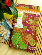 Batik sarong/lap/ stof Indonesië #1306, 200 cm of meer, Nieuw, 30 tot 120 cm, Katoen