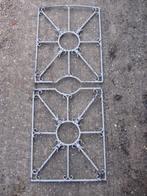 54,5x68,5 en 71,5 cm IJzeren deurrooster in twee delen
