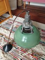 Retro industriële fabriekslamp, Huis en Inrichting, Lampen | Hanglampen, Ophalen of Verzenden, Gebruikt, Metaal, Minder dan 50 cm