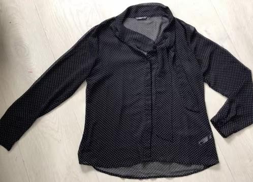 Zwarte blouse maat L van HEMA, Kleding | Dames, Blouses en Tunieken, Zo goed als nieuw, Maat 42/44 (L), Zwart, Ophalen of Verzenden