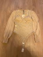 Beige kanten body (nieuw), Kleding | Dames, Beige, Nieuw, Ophalen of Verzenden, Lange mouw