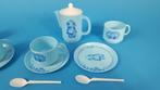 Vintage Sarah kay theeservies, speelgoed servies, blauw. 6C1, Ophalen of Verzenden
