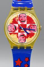 Swatch "Wild Laugh" GJ117 Een "Artist-Swatch" uit 1996 €18,-, Swatch Horloges, Ophalen of Verzenden, Zo goed als nieuw
