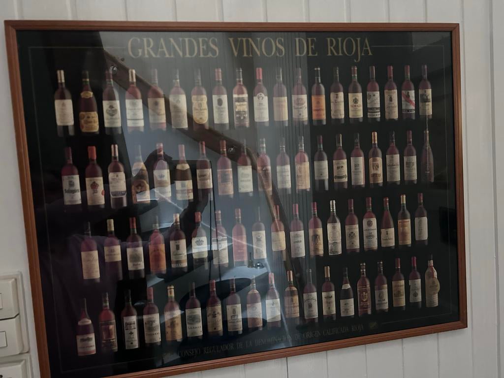 Vintage Rioja Wijn Poster, Ophalen of Verzenden