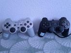 Originele PS2 DualShock 2 en PS3 Sixaxis, Gebruikt, Verzenden, PlayStation 2, Controller