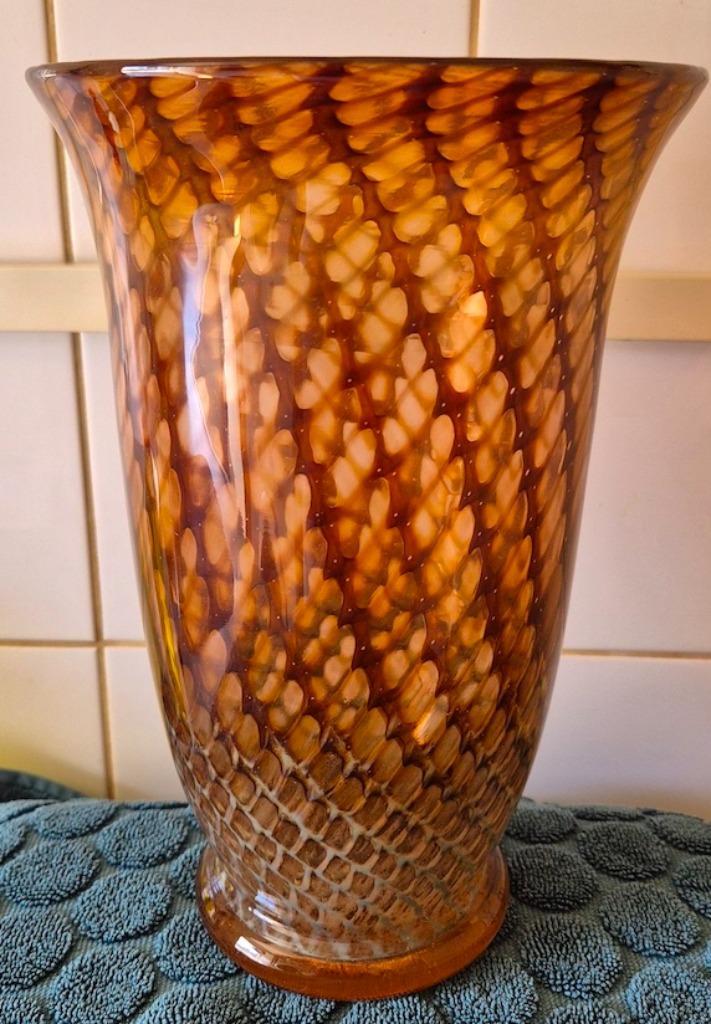 Art Deco Graal glazen design vaas., Antiek en Kunst, Antiek | Vazen, Ophalen of Verzenden