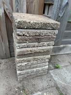 Gratis Stoeptegels - 12 stuks, Tuin en Terras, Tegels en Klinkers, Ophalen, Gebruikt, Minder dan 5 m², Beton