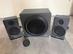 Logitech speakersysteem met subwoofer 2.1, Computers en Software, Pc speakers, Ophalen, Zo goed als nieuw, Logitec