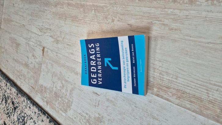 Reint Jan Renes - Draaiboek gedragsverandering, Boeken, Wetenschap, Zo goed als nieuw, Sociale wetenschap, Verzenden