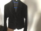 Zwart ribfluwelen jasje Maat 38 (smalle rib), Kleding | Dames, Made in China, Zwart, Zo goed als nieuw, Jasje