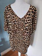 Kaffe Curve Leopard Blouse - Maat 50, nieuw, Kaffe Curve, Bruin, Maat 46/48 (XL) of groter, Nieuw