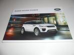 brochure Range Rover Evoque  2016/17, Verzenden, Nieuw, Overige merken