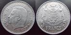 MONACO, Louis II, 5 francs 1945 aluminium,, Postzegels en Munten, Munten | Europa | Niet-Euromunten, Ophalen of Verzenden, Losse munt