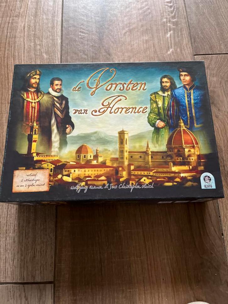De Vorsten van Florence - Bordspel, Hobby en Vrije tijd, Gezelschapsspellen | Bordspellen, Nieuw, Een of twee spelers, Drie of vier spelers