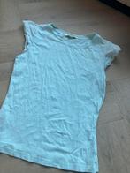 Leuk mintgroen shirtje met kant, Ophalen of Verzenden, Zo goed als nieuw, Korte mouw, Maat 36 (S)