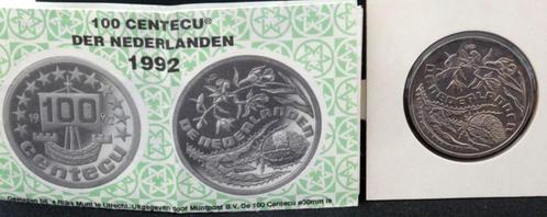 100 Centecu Der Nederlanden, Postzegels en Munten, Munten | Nederland, Losse munt, Overige waardes, Koningin Beatrix, Ophalen of Verzenden
