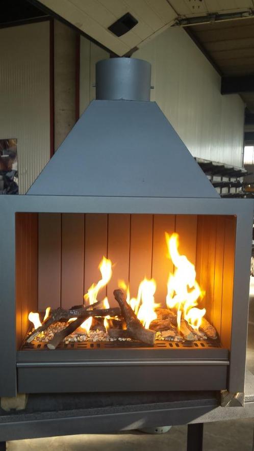 Inbouwhaard-kachel Openhaard Terrashaard Maatwerkhaard Bbq, Tuin en Terras, Tuinhaarden, Nieuw, Ophalen of Verzenden